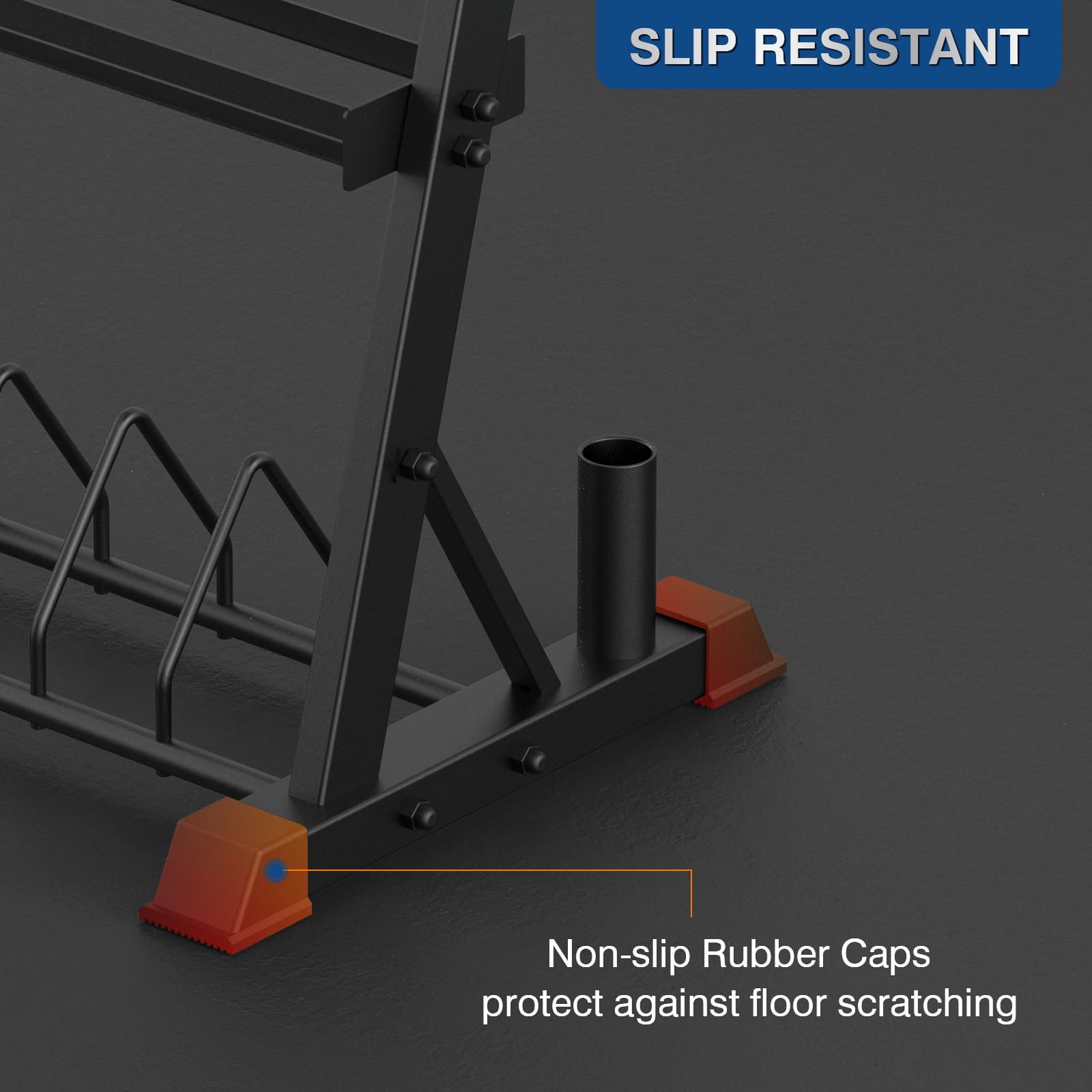 Dumbbell Rack 3-Tier Weight Plate Rack UF-88