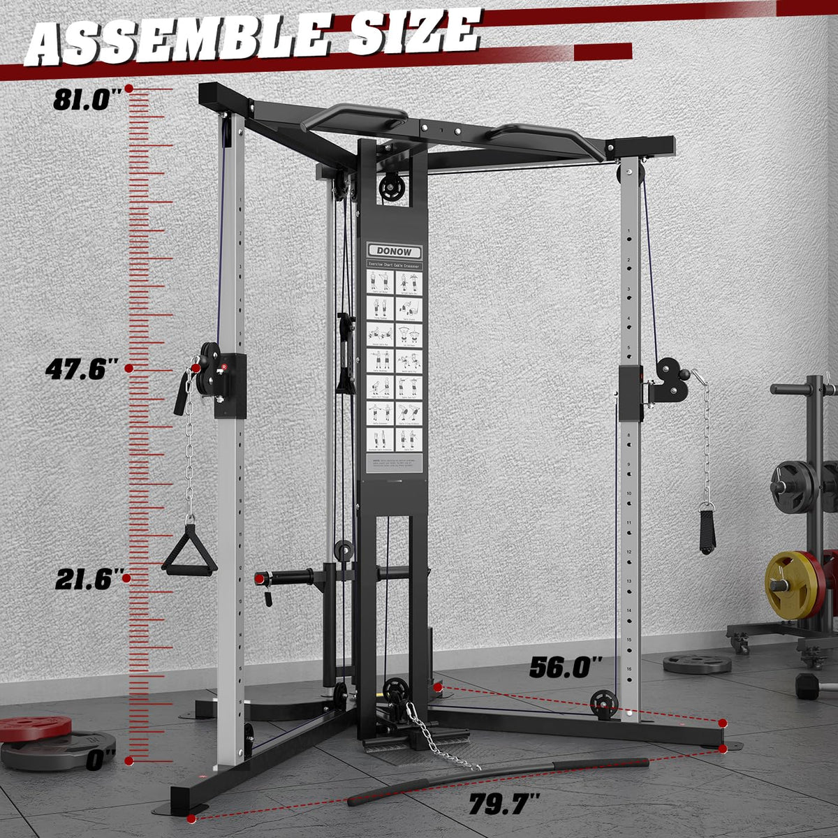 Cable Crossover Machine Functional Trainer