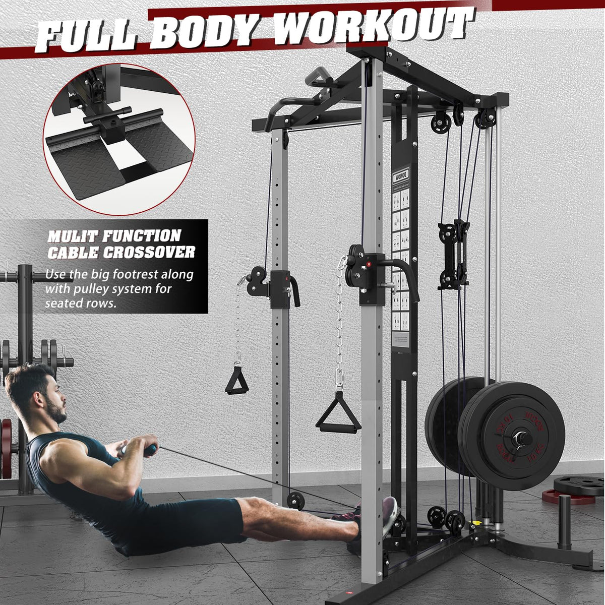 Cable Crossover Machine Functional Trainer