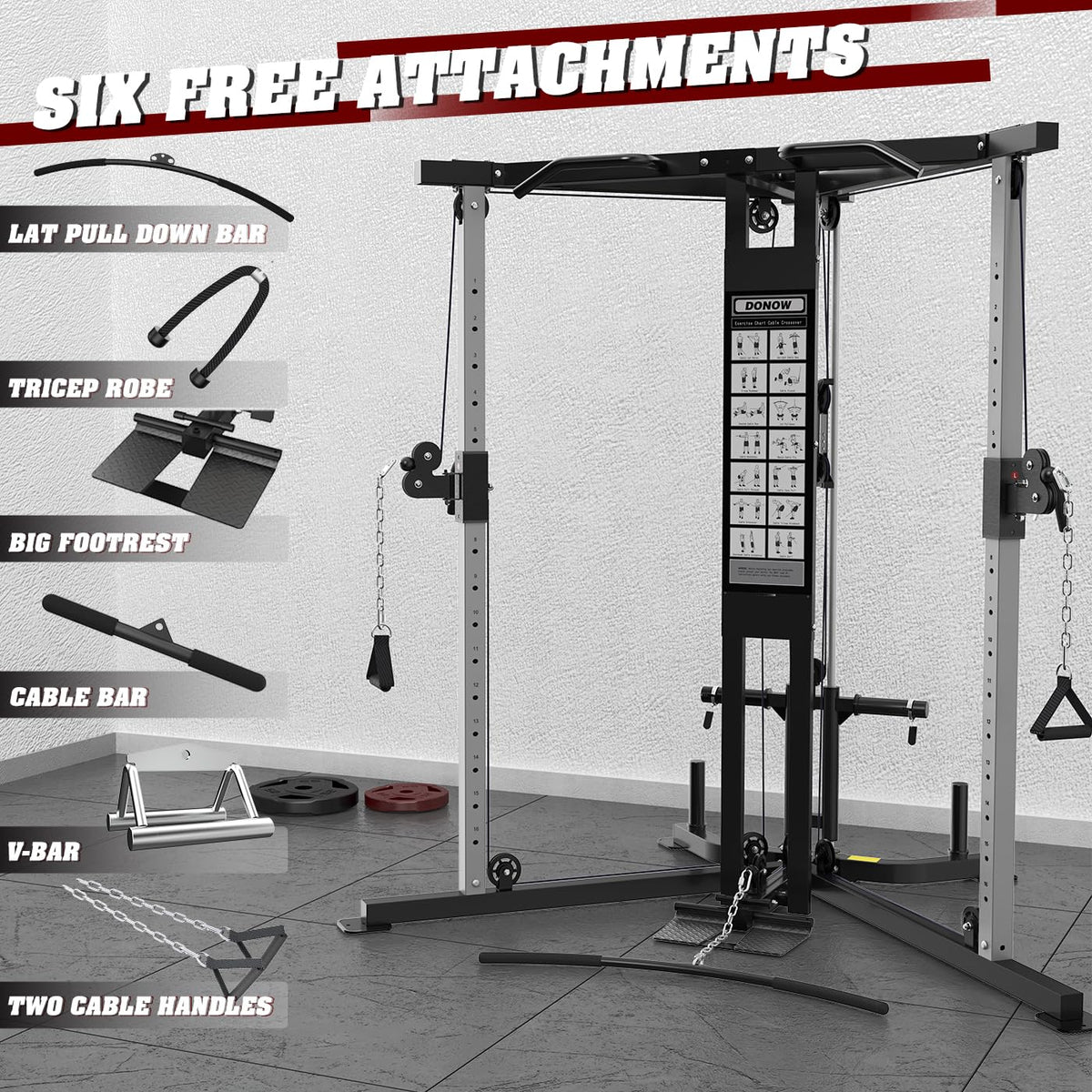 Cable Crossover Machine Functional Trainer