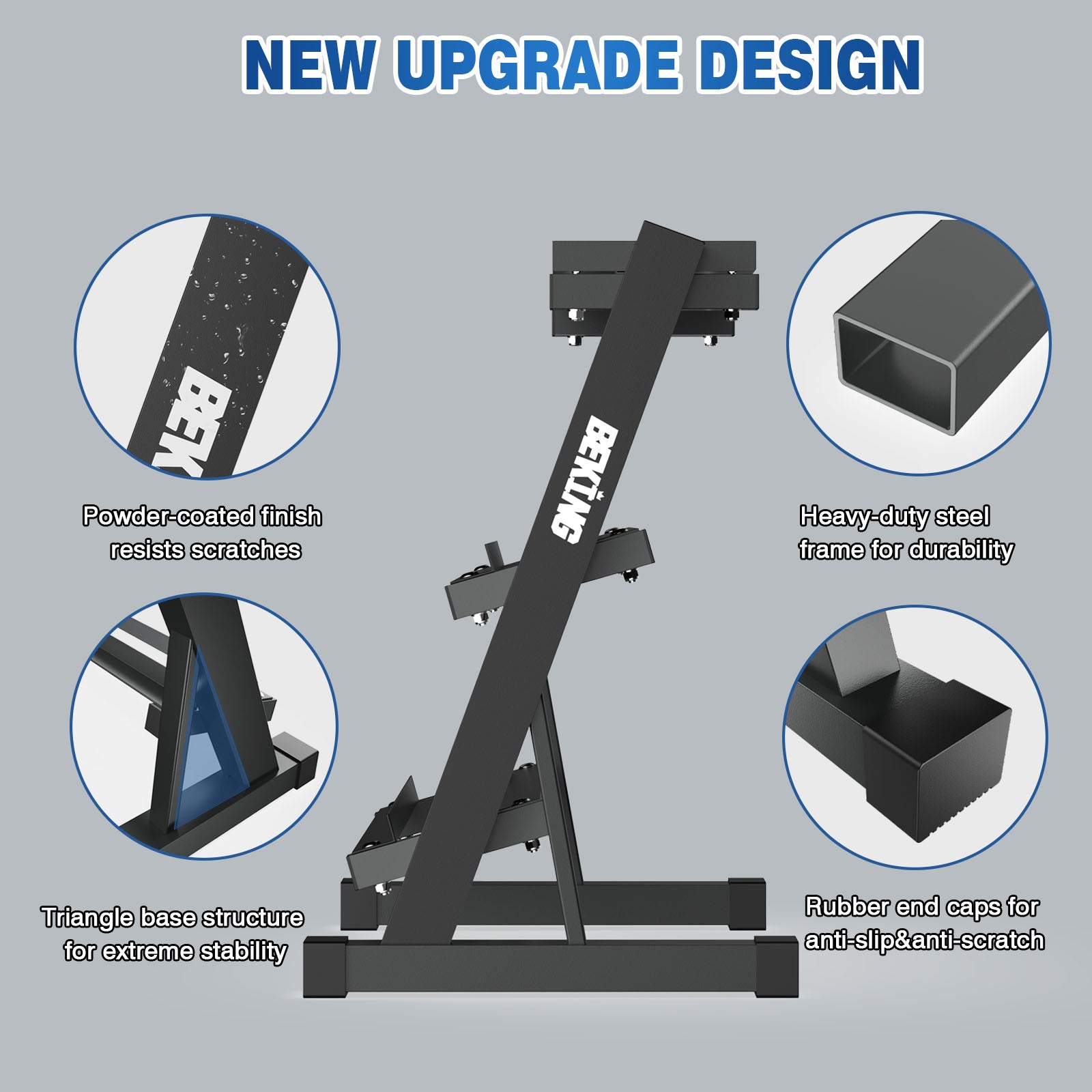 3 Tier Dumbbell Rack,1000LB Capacity BK-96