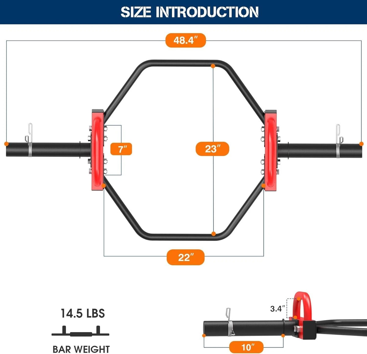 Hex Trap Bar / Hex Deadlift Barbell