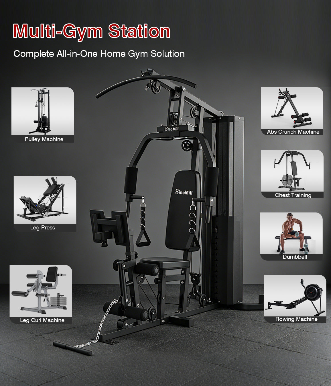 All-in-One Home Gym Machine | Full Body Workout