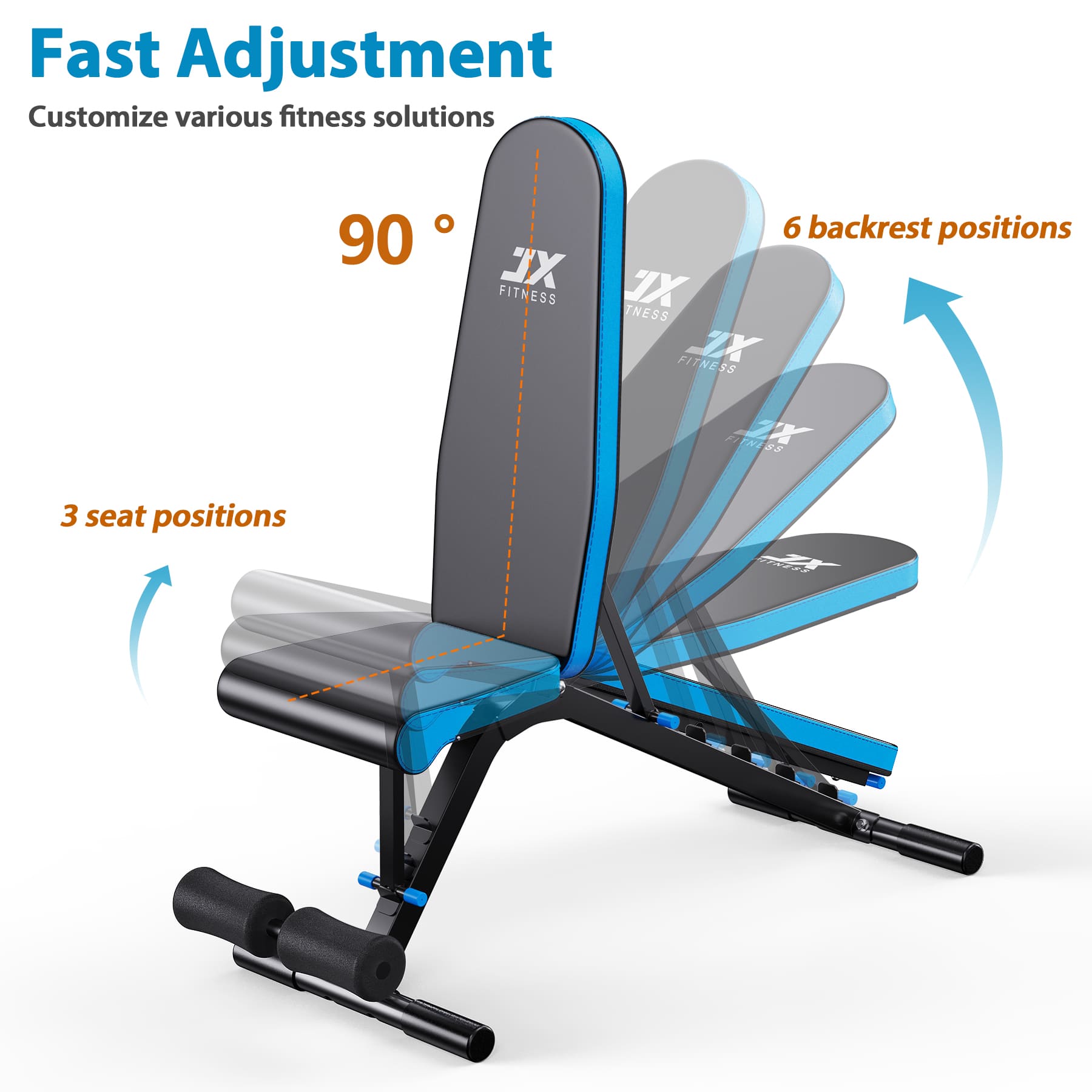 JX FITNESS Weight Bench 501