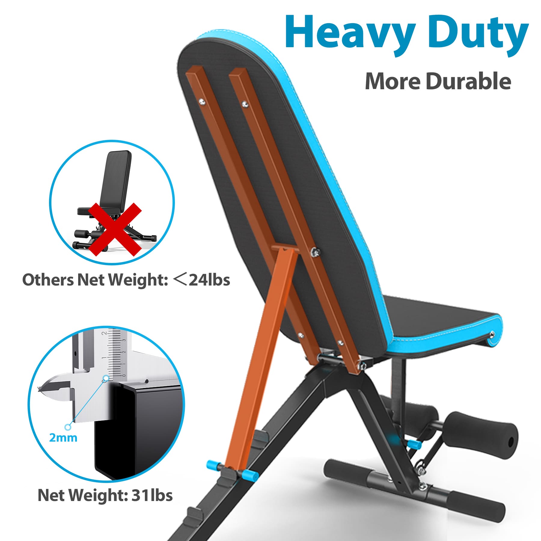 JX FITNESS Weight Bench 501