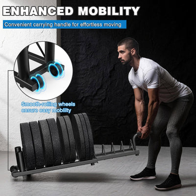 Weight Rack for Weight Plates & Olympic Bars BK-607