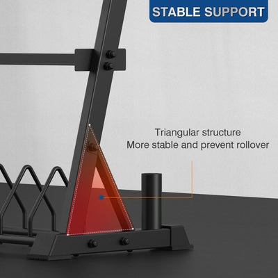 Dumbbell Rack 3-Tier Weight Plate Rack UF-88