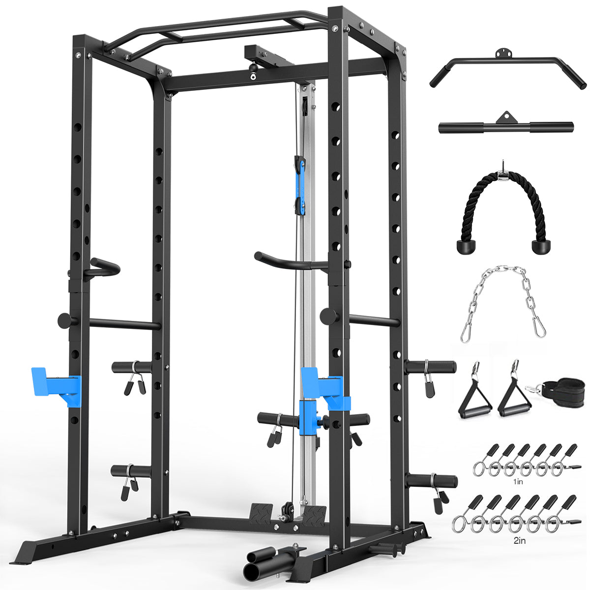 Power Cage Rack with Pulley System UF-896