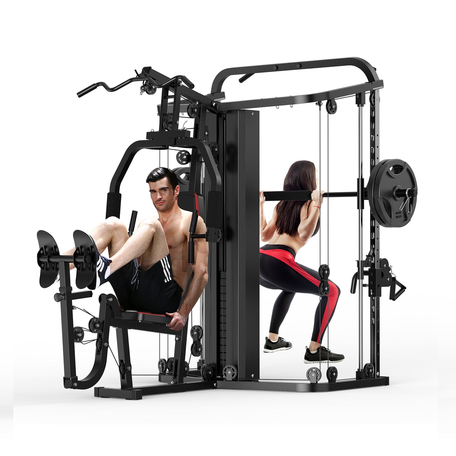 2-IN-1 Multi Gym Station and Smith Machine