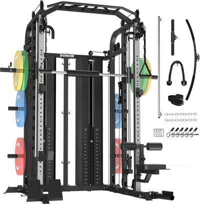 Smith Machine with 320lbs Weight Stack DN-938B