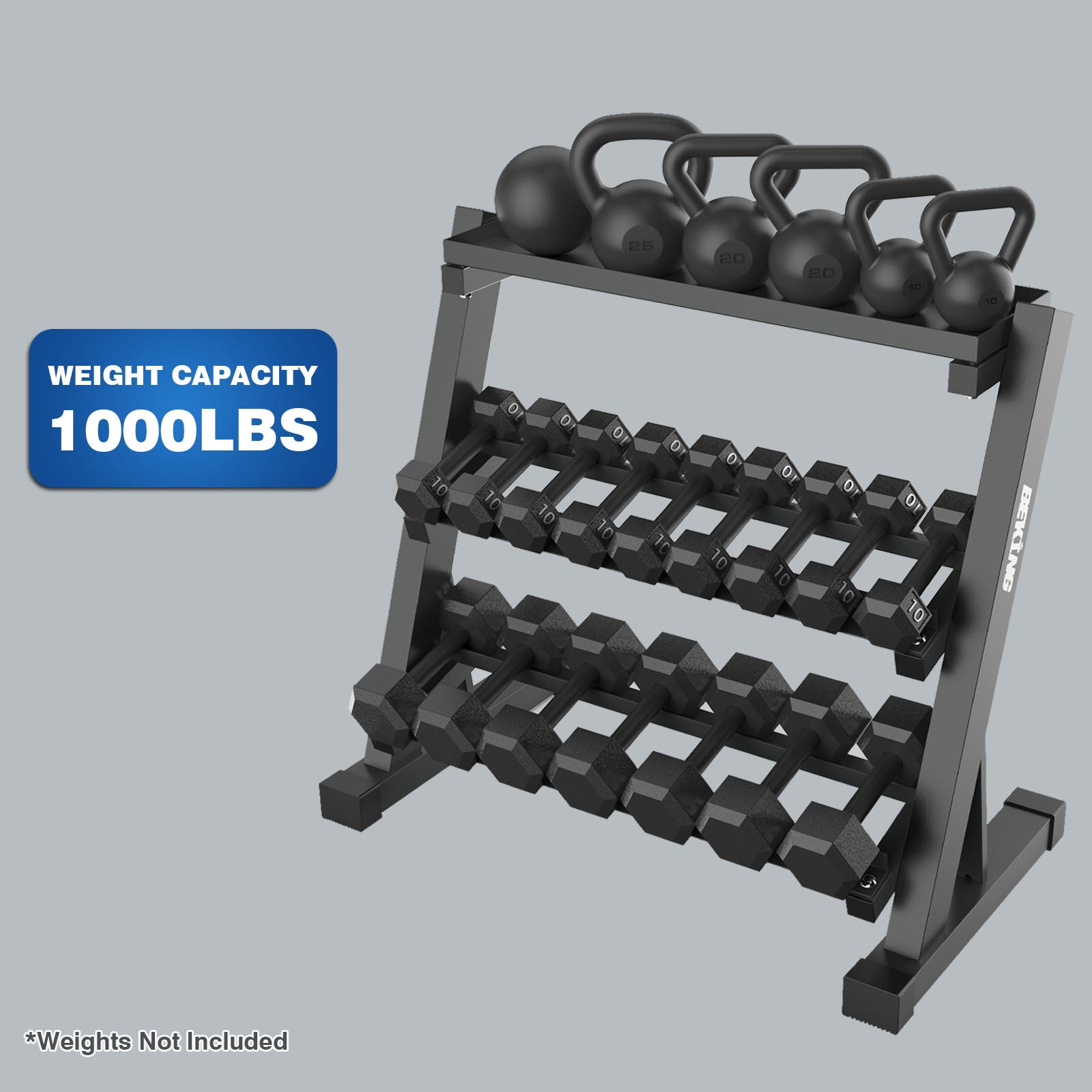 3 Tier Dumbbell Rack,1000LB Capacity BK-96