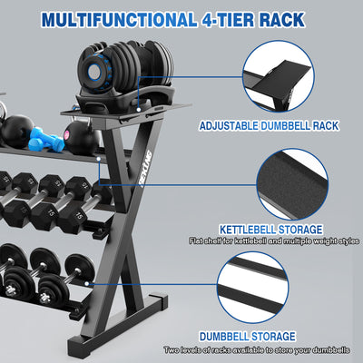 Weight Organizer Stand for Dumbbells, Kettlebells BK-97