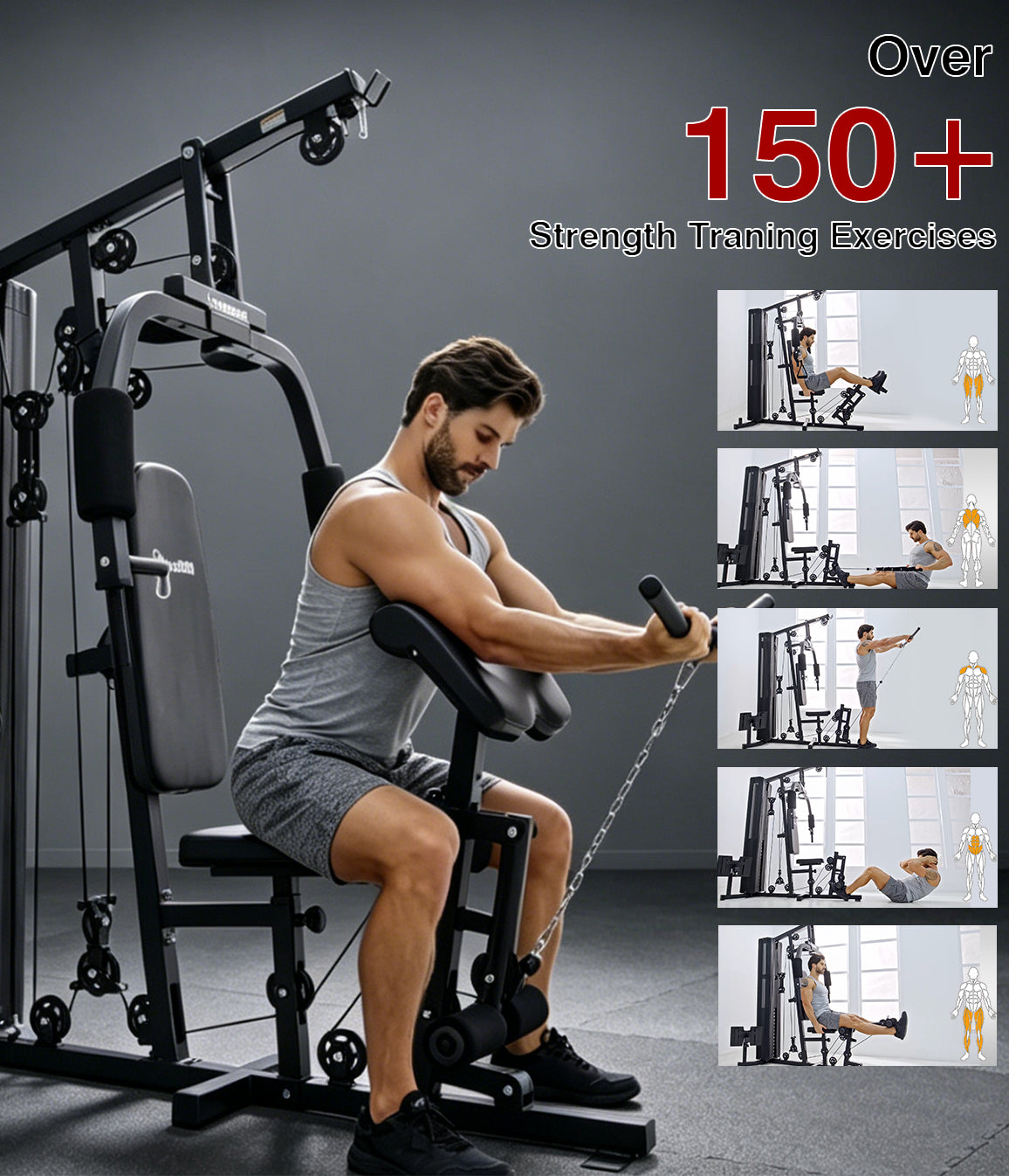 All-in-One Home Gym Machine | Full Body Workout