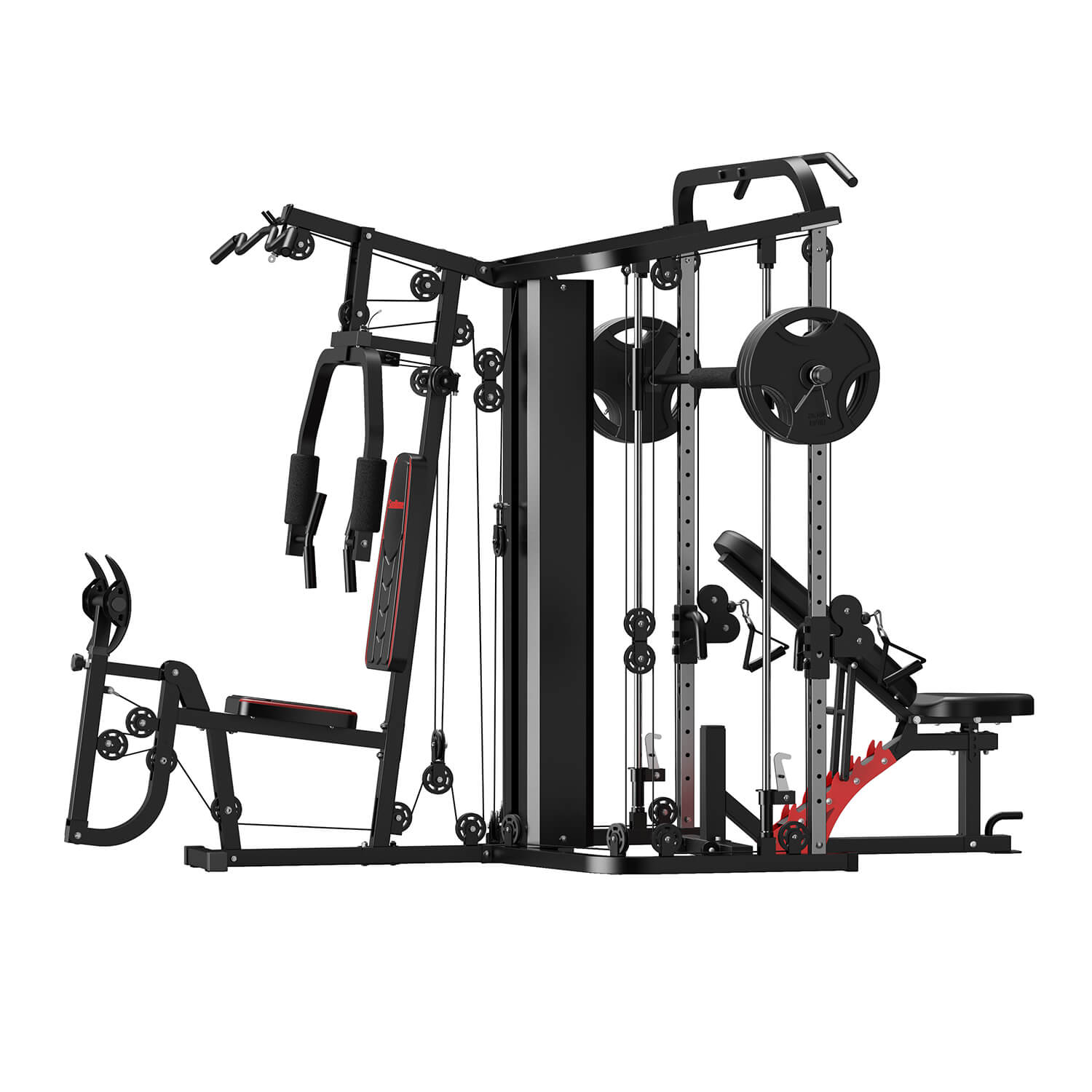 2-IN-1 Multi Gym Station and Smith Machine