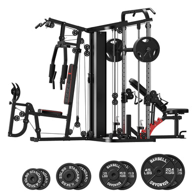 2-IN-1 Multi Gym Station and Smith Machine