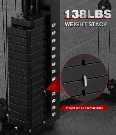 2-IN-1 Multi Gym Station and Smith Machine