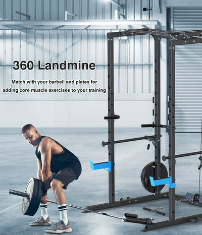 Power Cage, Multi-Functional Power Rack with Complete Attachments 896
