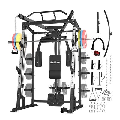 Smith Machine Power Rack（Pro Bench and Plates Optional)