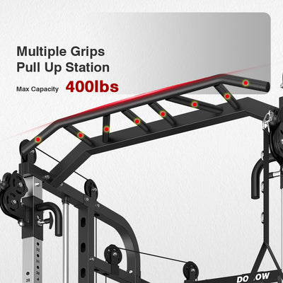 Smith Machine with Weight Bench and 240lbs Weight Plates DN-938 Series