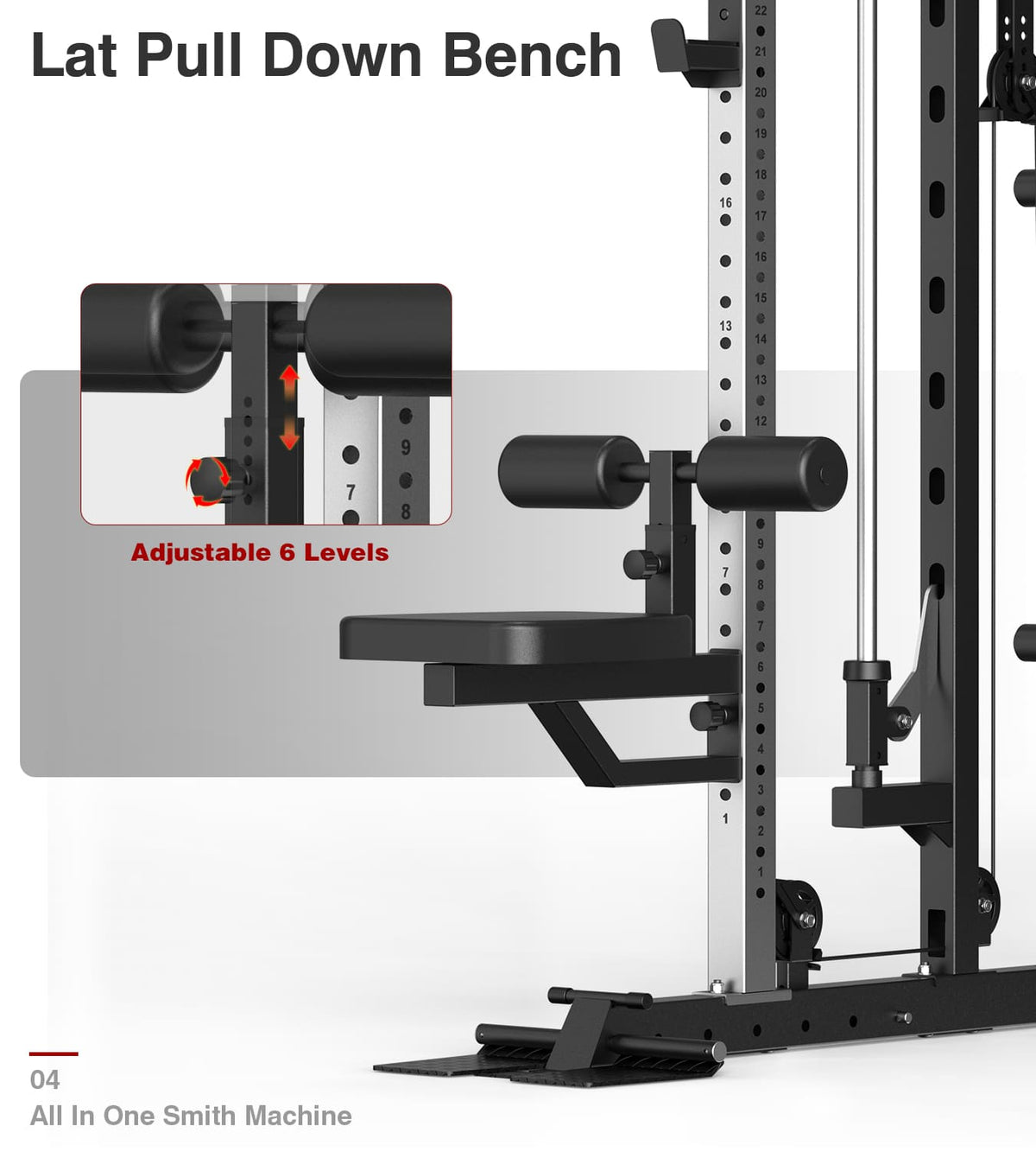 Smith Machine with 320lbs Weight Stack