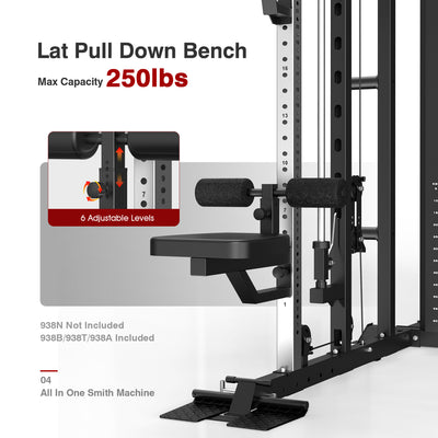 Multi-Functional Smith Machine with Cable Crossover System