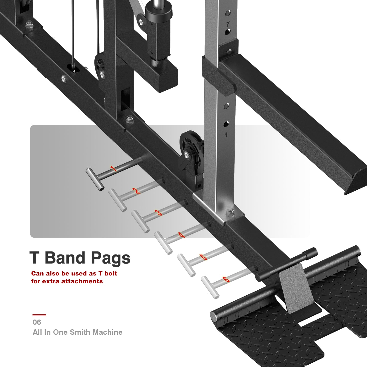 Multi-Functional Smith Machine with Cable Crossover System