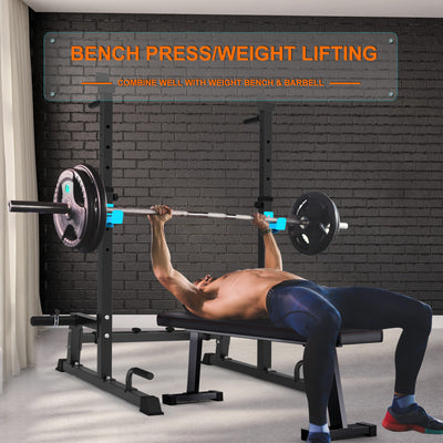 Adjustable Squat Rack,Multi-Function Barbell Rack 855