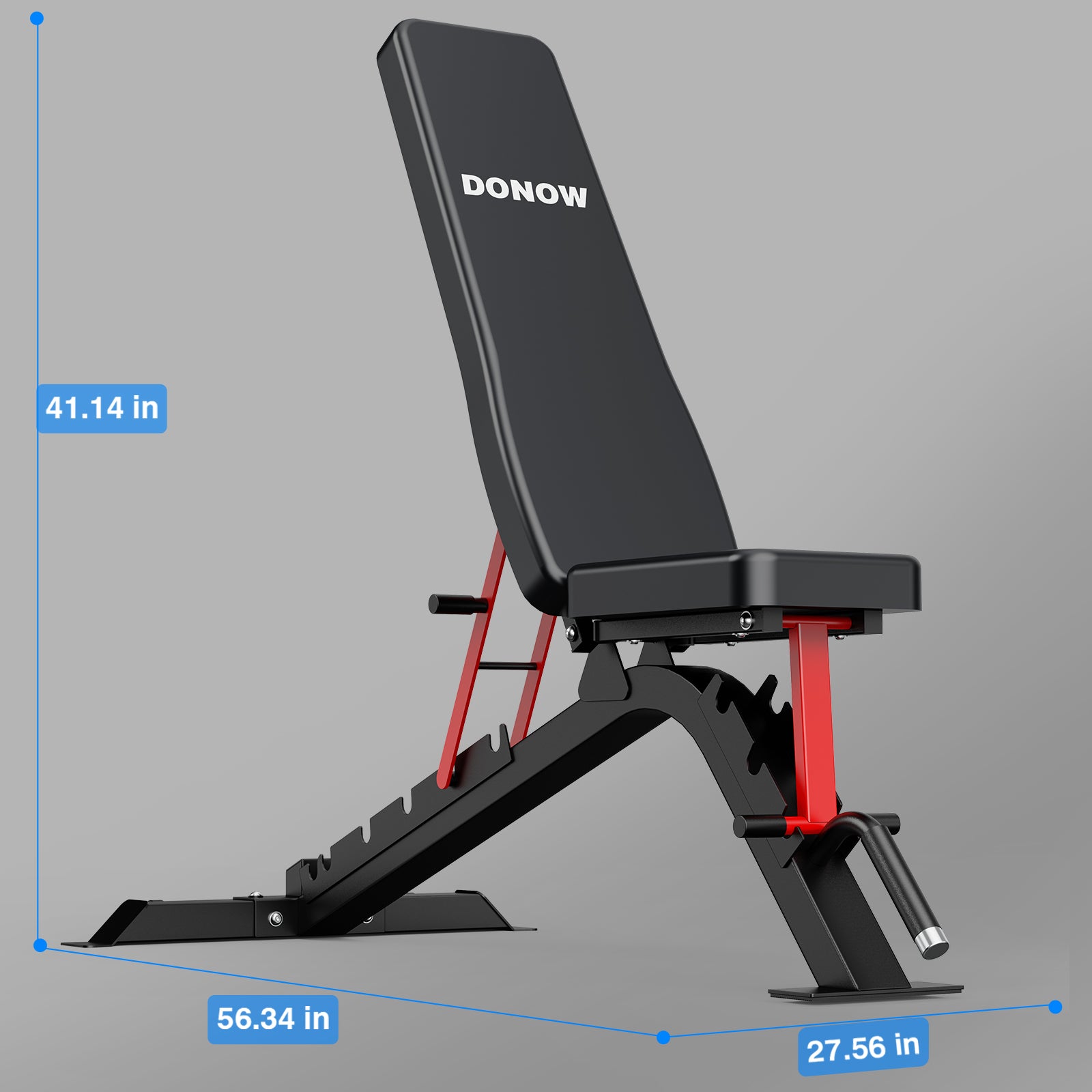 Commercial Adjustable Weight Bench | Item Weight:48lbs